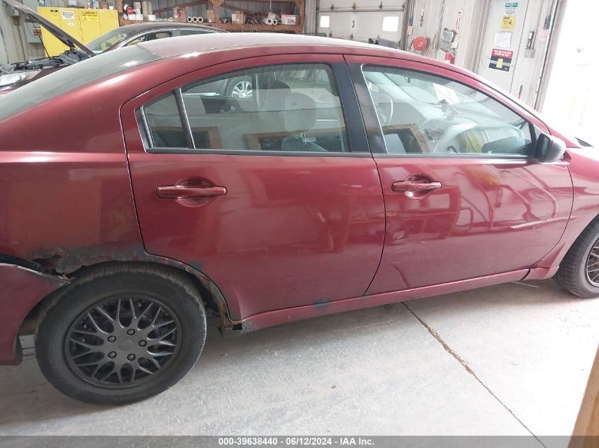 2007 Mitsubishi Galant Es/Se VIN: 4A3AB36F07E064433 Lot: 39638440