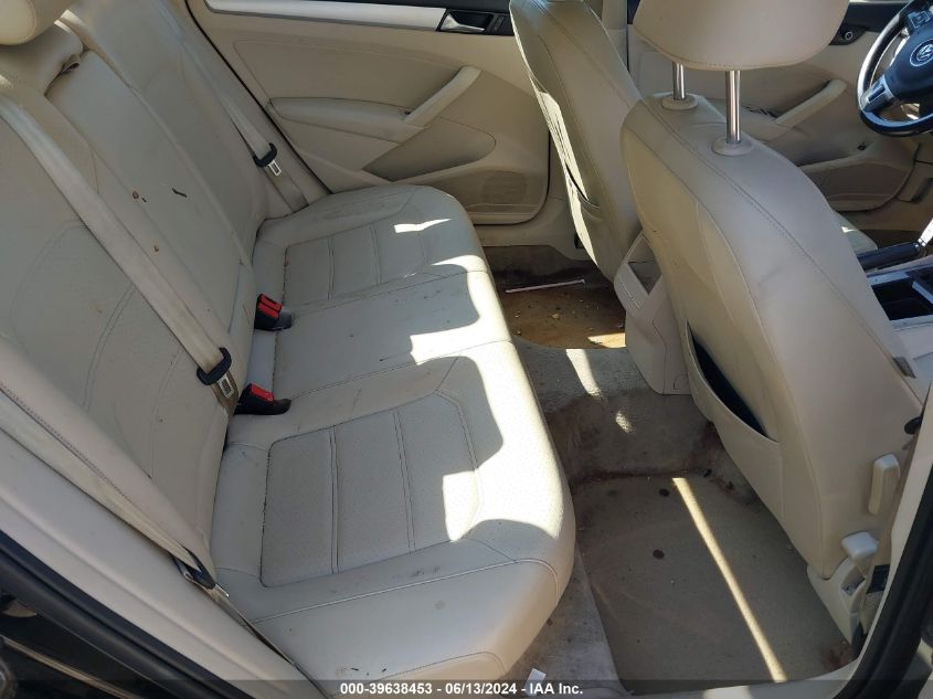 2012 Volkswagen Passat 2.5L Se VIN: 1VWBP7A30CC068921 Lot: 39638453