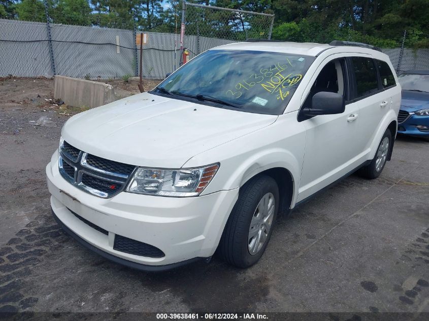 2017 Dodge Journey Se VIN: 3C4PDCAB0HT602660 Lot: 39638461