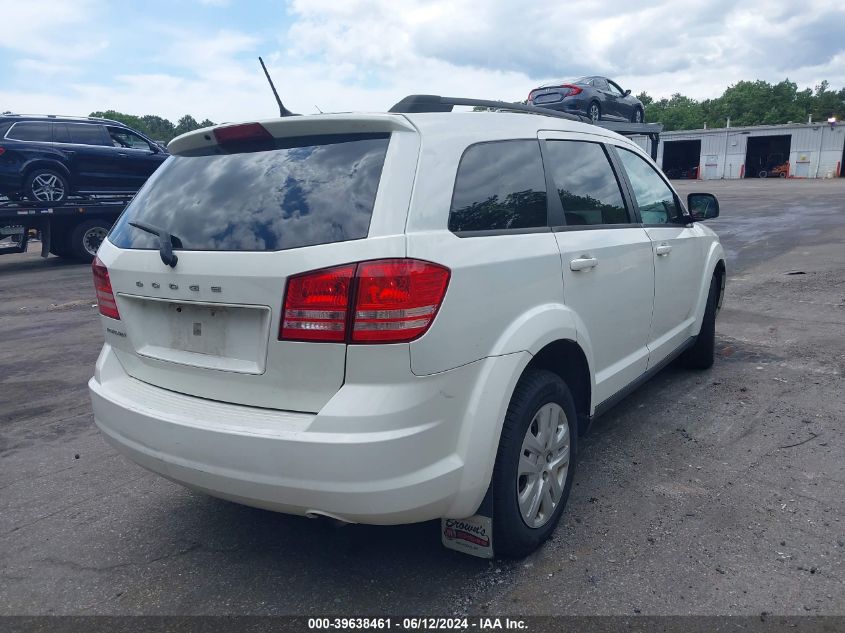 2017 Dodge Journey Se VIN: 3C4PDCAB0HT602660 Lot: 39638461