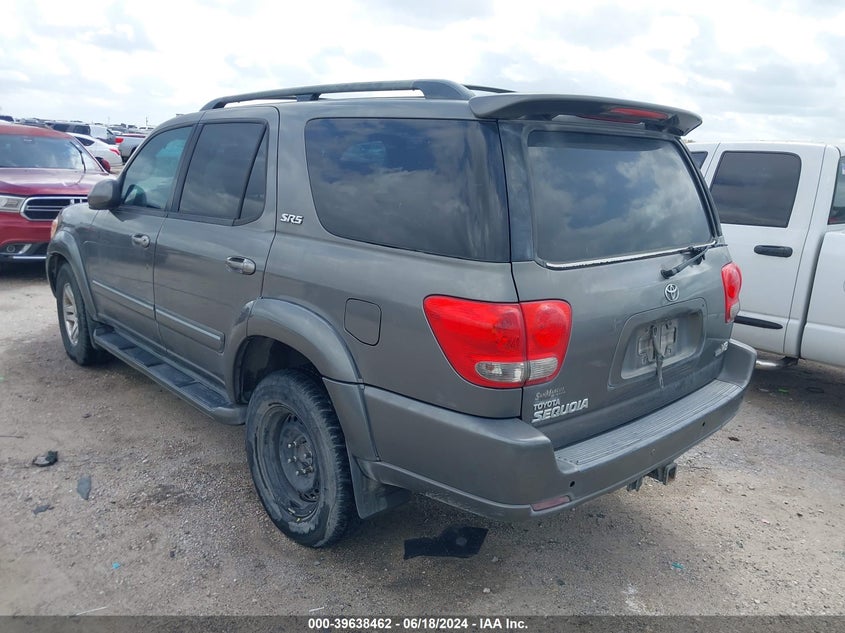 2005 Toyota Sequoia Sr5 V8 VIN: 5TDZT34A25S257703 Lot: 39638462