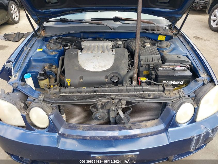 2004 Kia Optima Ex V6/Lx V6 VIN: KNAGD128X45352861 Lot: 39638463