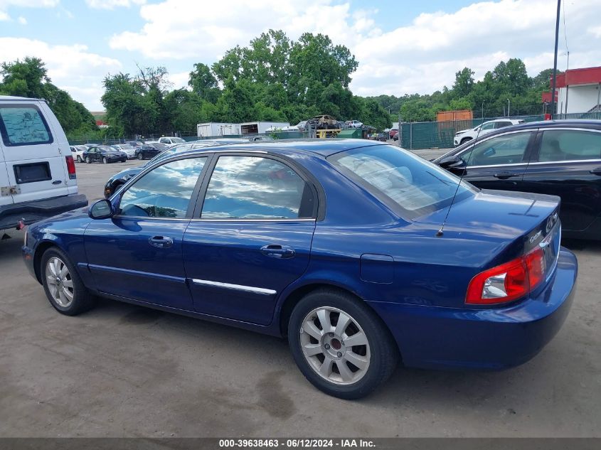 2004 Kia Optima Ex V6/Lx V6 VIN: KNAGD128X45352861 Lot: 39638463