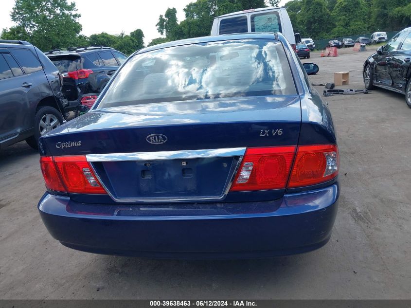 2004 Kia Optima Ex V6/Lx V6 VIN: KNAGD128X45352861 Lot: 39638463