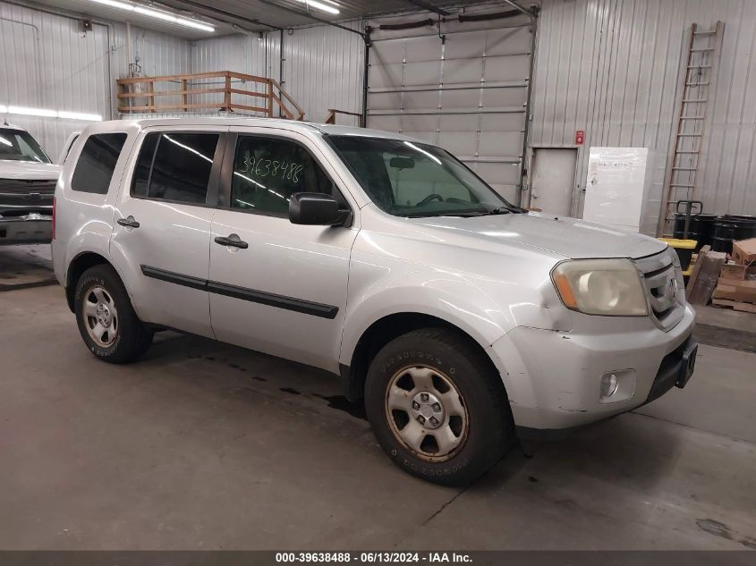 2009 Honda Pilot Lx VIN: 5FNYF48249B047836 Lot: 39638488