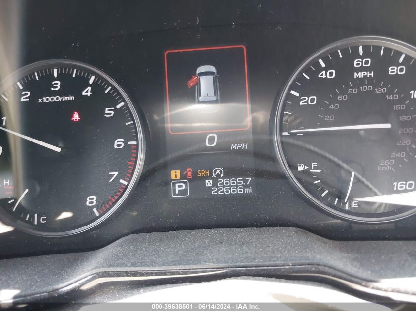 2022 Subaru Outback Premium VIN: 4S4BTADCXN3231127 Lot: 39638501