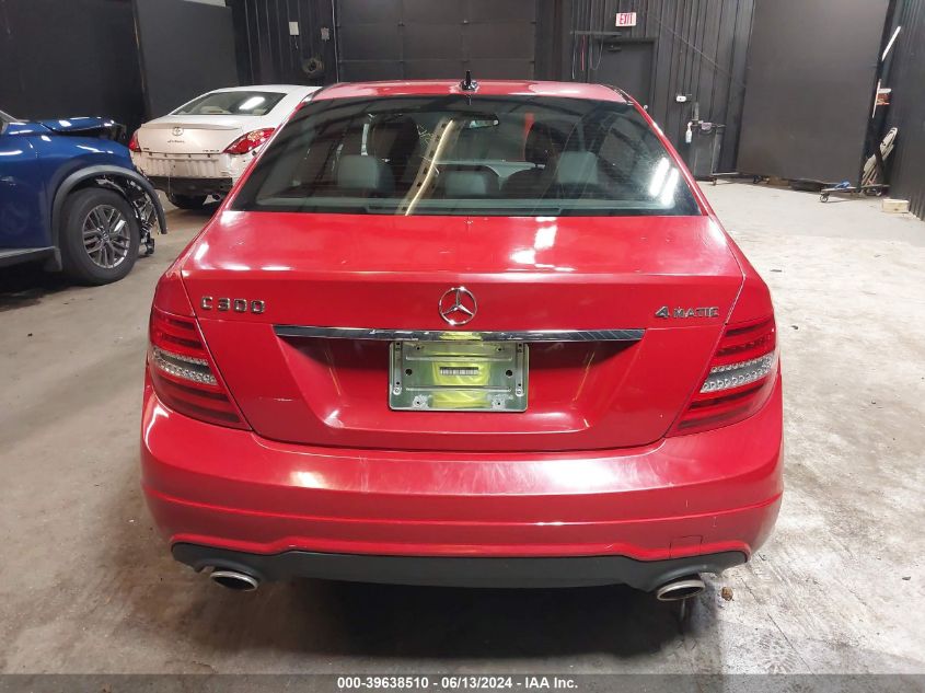 2013 Mercedes-Benz C 300 Luxury 4Matic/Sport 4Matic VIN: WDDGF8AB1DG040893 Lot: 39638510