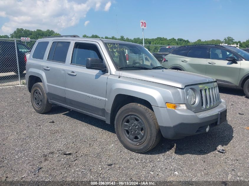 2017 Jeep Patriot Sport VIN: 1C4NJRBB2HD138827 Lot: 40379635