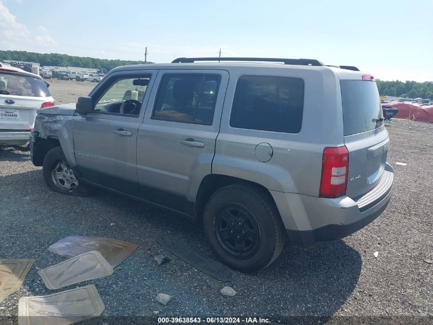 2017 Jeep Patriot Sport VIN: 1C4NJRBB2HD138827 Lot: 40379635