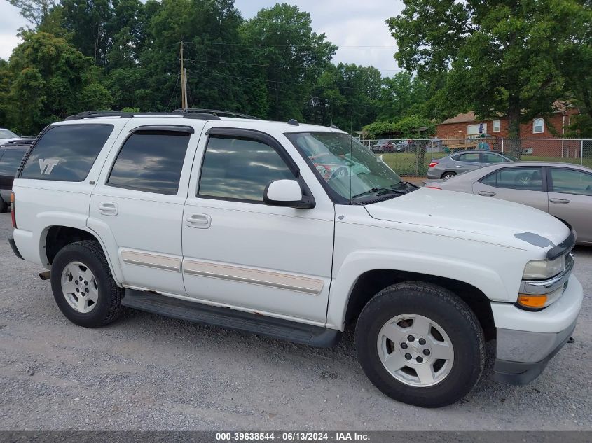 2005 Chevrolet Tahoe Lt VIN: 1GNEK13T65J151025 Lot: 39638544