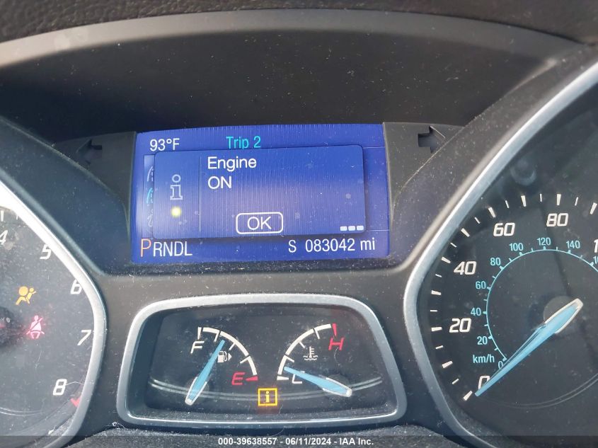 2013 Ford Focus Se VIN: 1FADP3K20DL168695 Lot: 39638557