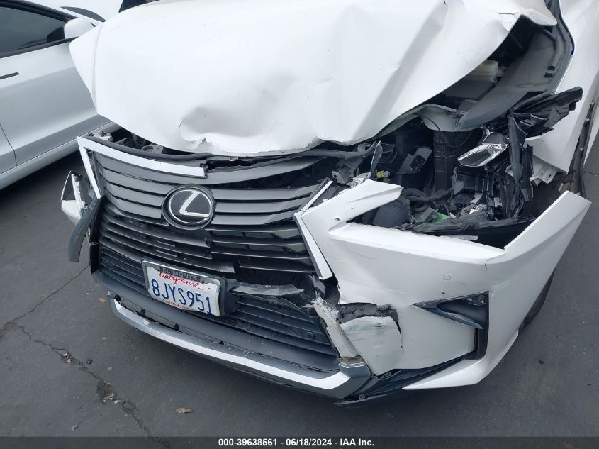 2018 Lexus Rx 350 VIN: 2T2ZZMCA8JC095404 Lot: 39638561