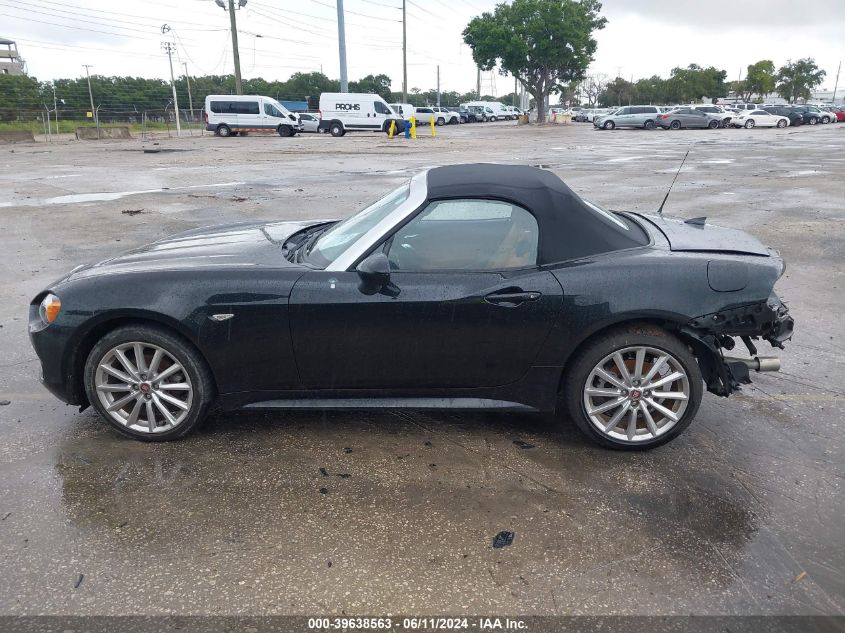 2020 Fiat 124 Spider Lusso VIN: JC1NFAEK4L0145256 Lot: 39638563