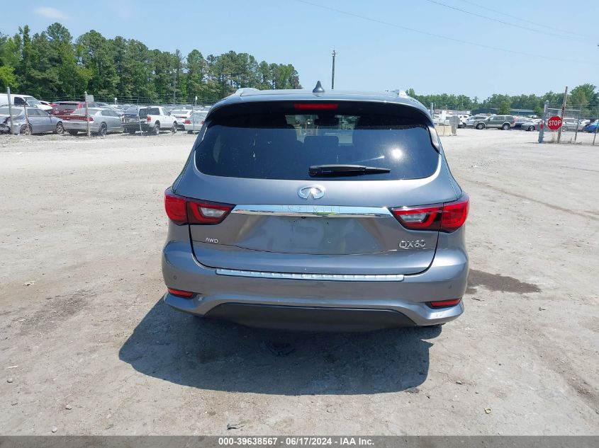 2020 Infiniti Qx60 Luxe Awd VIN: 5N1DL0MM9LC506415 Lot: 39638567