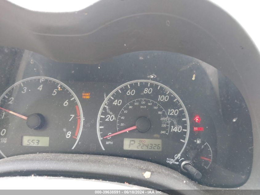 2009 Toyota Corolla Le VIN: 1NXBU40E89Z163996 Lot: 39638591