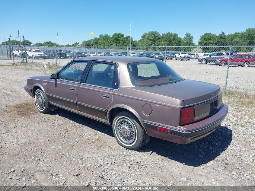 1989 Oldsmobile Cutlass Ciera Sl VIN: 2G3AM51W0K2439435 Lot: 39638596