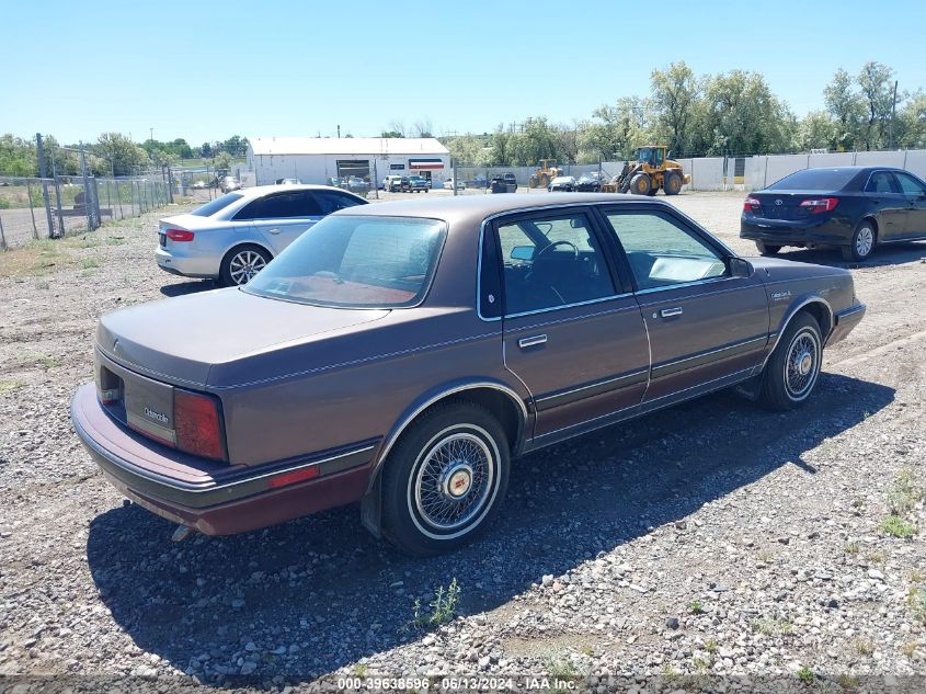 1989 Oldsmobile Cutlass Ciera Sl VIN: 2G3AM51W0K2439435 Lot: 39638596