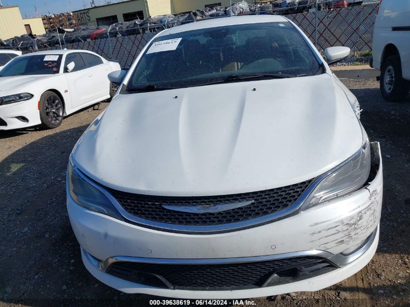 2015 Chrysler 200 C VIN: 1C3CCCCG0FN665348 Lot: 39638619