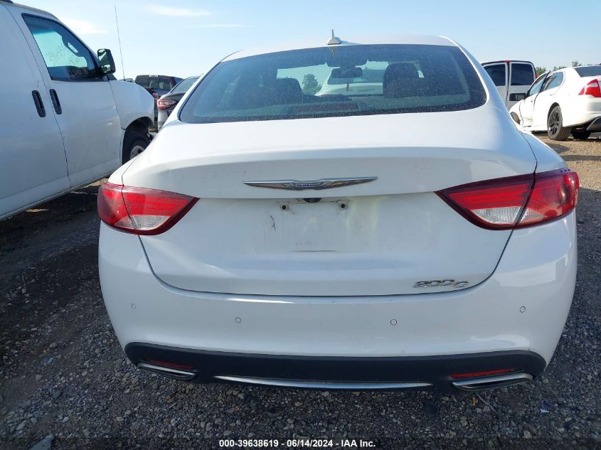 2015 Chrysler 200 C VIN: 1C3CCCCG0FN665348 Lot: 39638619