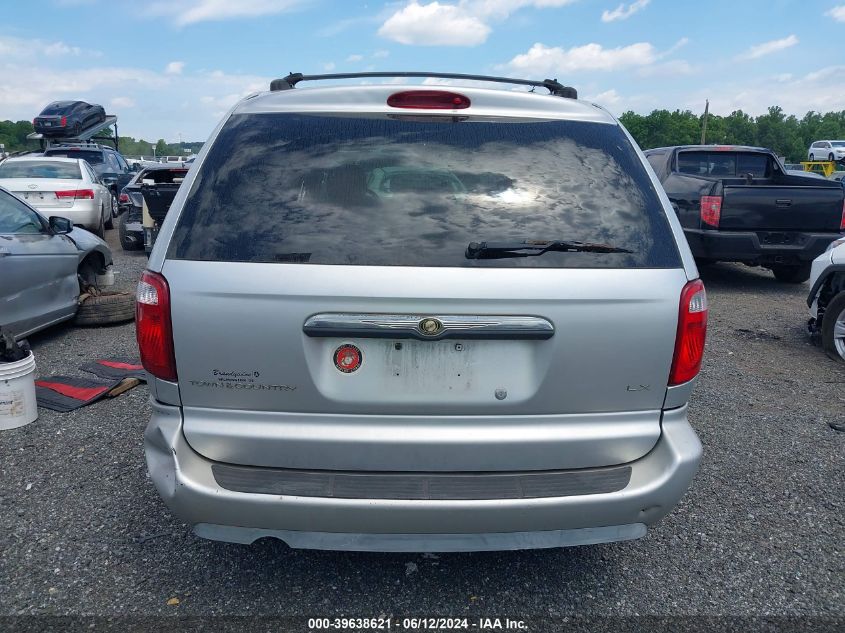 2005 Chrysler Town & Country Lx VIN: 2C4GP44R15R590555 Lot: 39638621