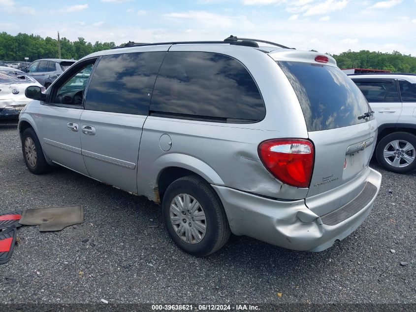 2005 Chrysler Town & Country Lx VIN: 2C4GP44R15R590555 Lot: 39638621