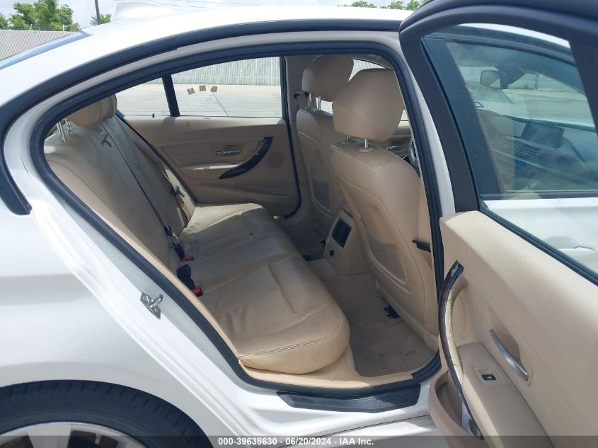 2014 BMW 335I VIN: WBA3A9C52EF478413 Lot: 39638630