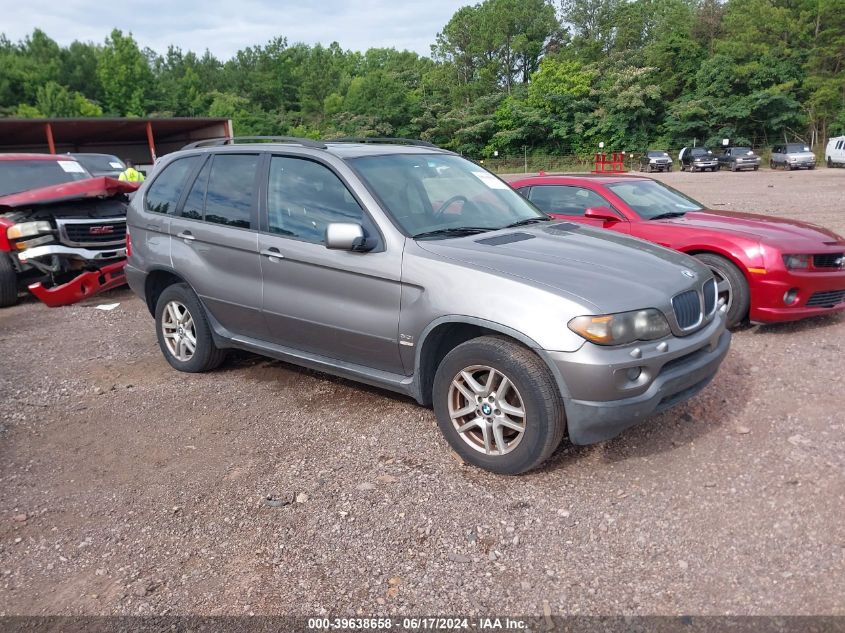 2006 BMW X5 3.0I VIN: 5UXFA13546LY30121 Lot: 39638658