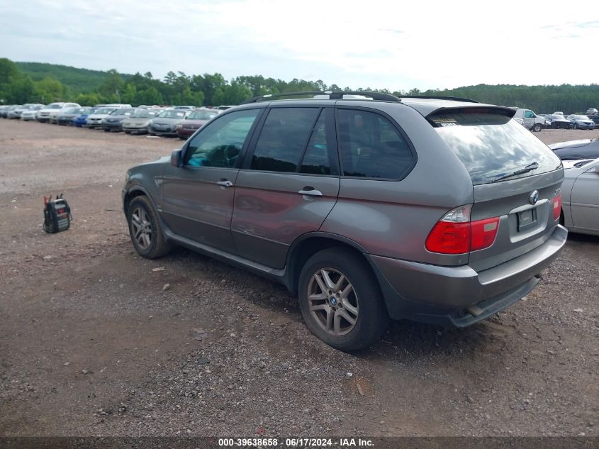 2006 BMW X5 3.0I VIN: 5UXFA13546LY30121 Lot: 39638658