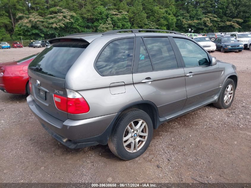 2006 BMW X5 3.0I VIN: 5UXFA13546LY30121 Lot: 39638658