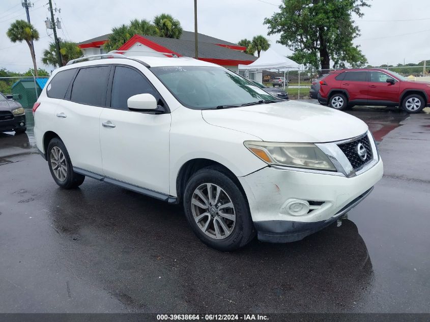 2013 Nissan Pathfinder Sv VIN: 5N1AR2MN7DC652657 Lot: 39638664