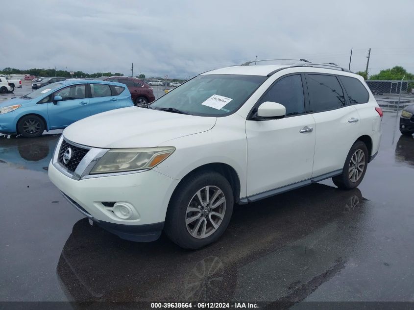 2013 Nissan Pathfinder Sv VIN: 5N1AR2MN7DC652657 Lot: 39638664