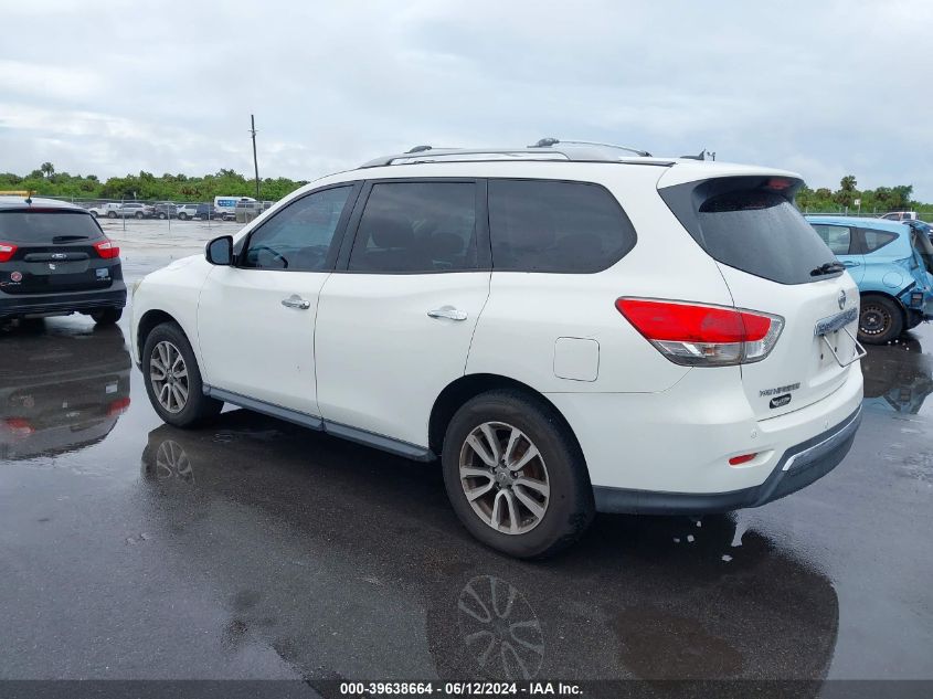 2013 Nissan Pathfinder Sv VIN: 5N1AR2MN7DC652657 Lot: 39638664