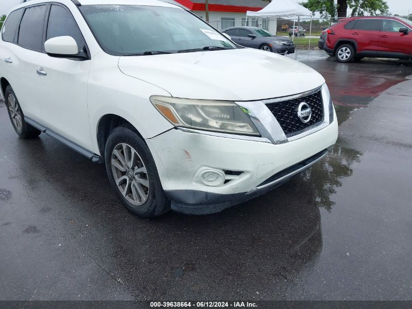 2013 Nissan Pathfinder Sv VIN: 5N1AR2MN7DC652657 Lot: 39638664