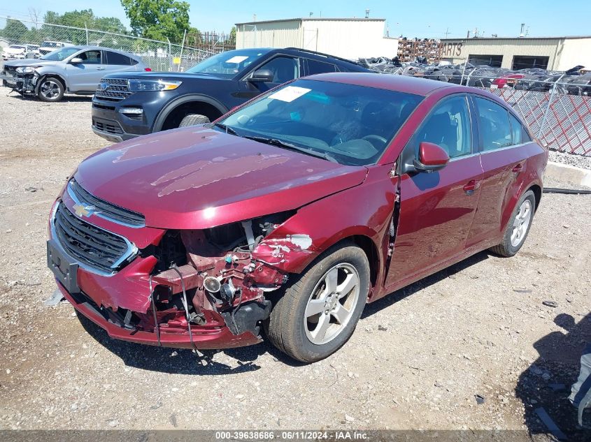 2015 Chevrolet Cruze 1Lt Auto VIN: 1G1PC5SB7F7156594 Lot: 39638686