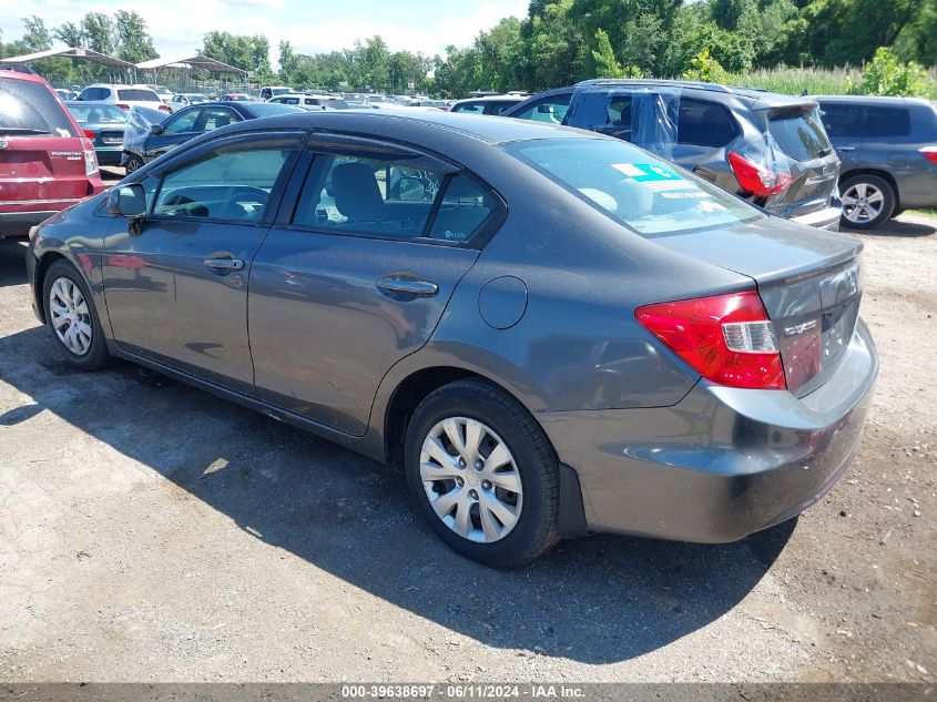 2HGFB2F55CH570337 | 2012 HONDA CIVIC