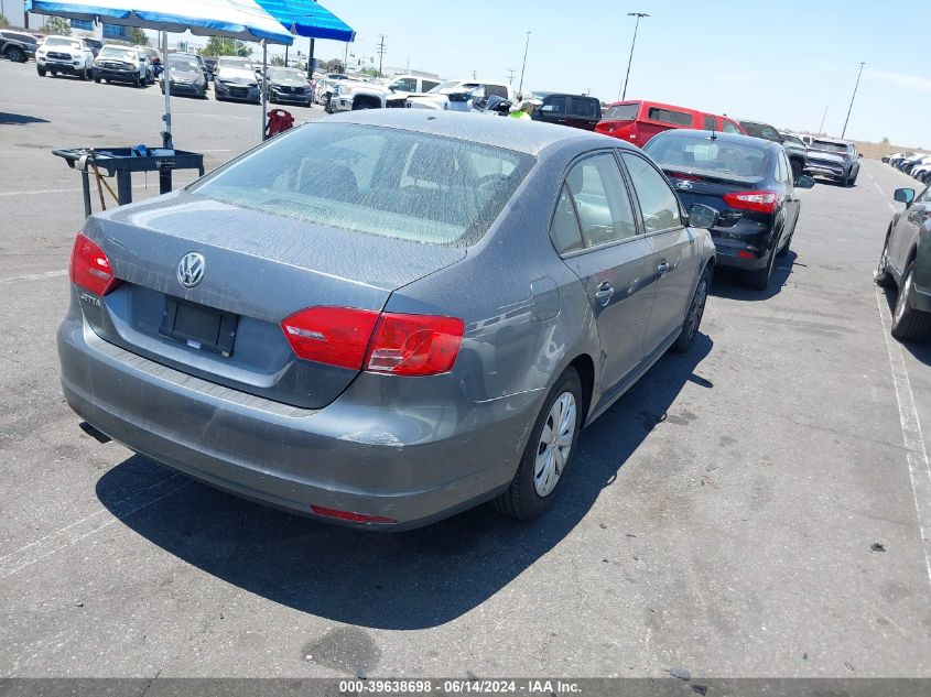 2014 Volkswagen Jetta 2.0L S VIN: 3VW2K7AJXEM250947 Lot: 39638698