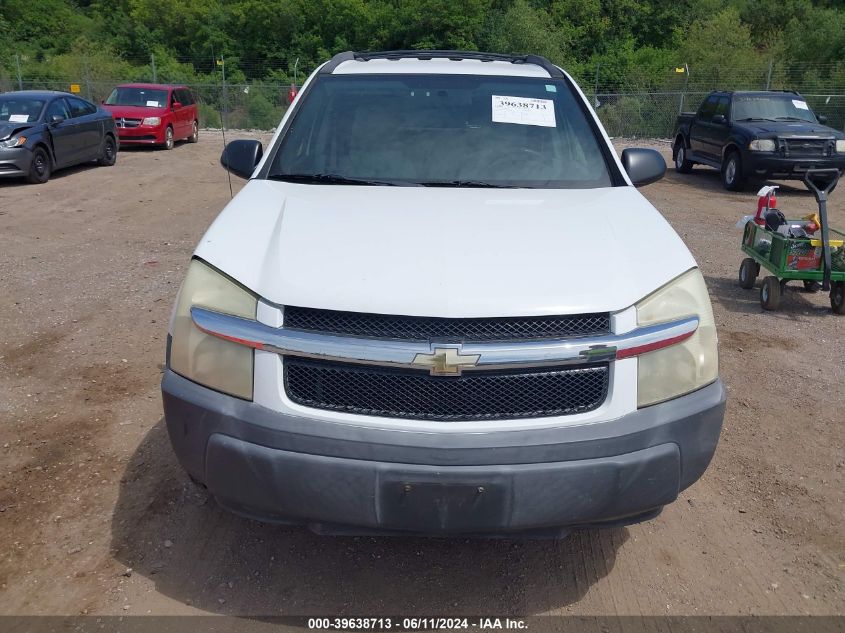 2005 Chevrolet Equinox Ls VIN: 2CNDL13F156101377 Lot: 39638713