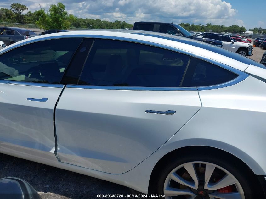 2018 Tesla Model 3 Long Range/Performance VIN: 5YJ3E1EBXJF055900 Lot: 39638720