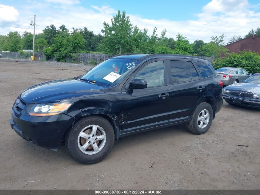 2008 Hyundai Santa Fe Gls VIN: 5NMSG13D08H178706 Lot: 39638736