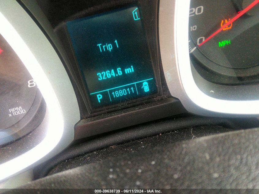 2010 Chevrolet Equinox Lt VIN: 2CNALDEW1A6213477 Lot: 39638739