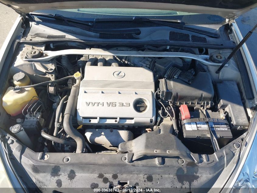 2005 Lexus Es 330 VIN: JTHBA30GX55074734 Lot: 39638742