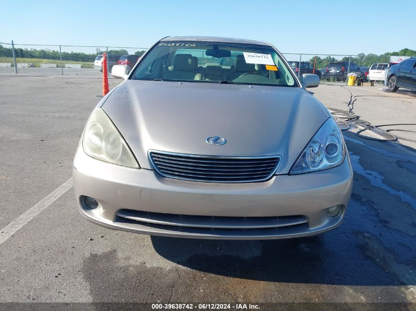 2005 Lexus Es 330 VIN: JTHBA30GX55074734 Lot: 39638742