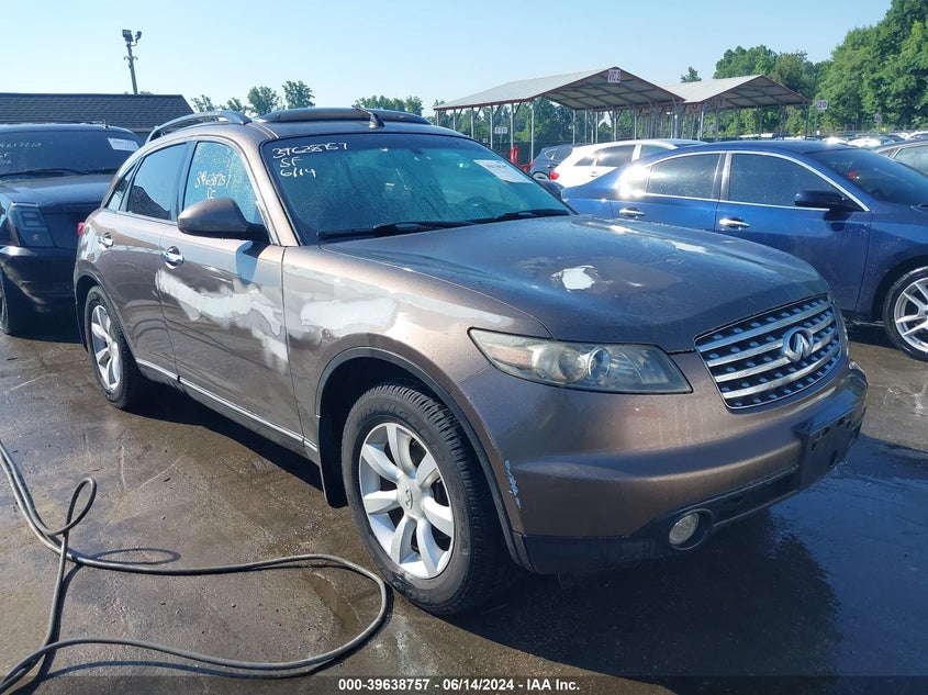 2005 Infiniti Fx35 VIN: JNRAS08U15X101648 Lot: 39638757