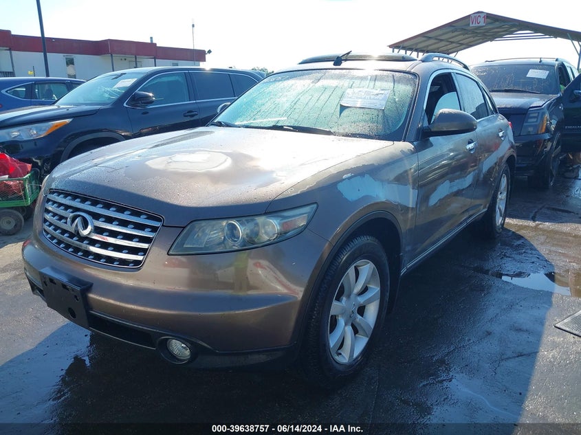 2005 Infiniti Fx35 VIN: JNRAS08U15X101648 Lot: 39638757