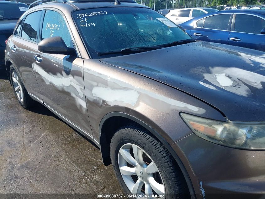 2005 Infiniti Fx35 VIN: JNRAS08U15X101648 Lot: 39638757