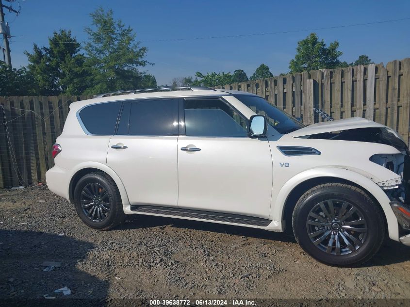 2019 Nissan Armada Platinum VIN: JN8AY2NE6K9759493 Lot: 39638772