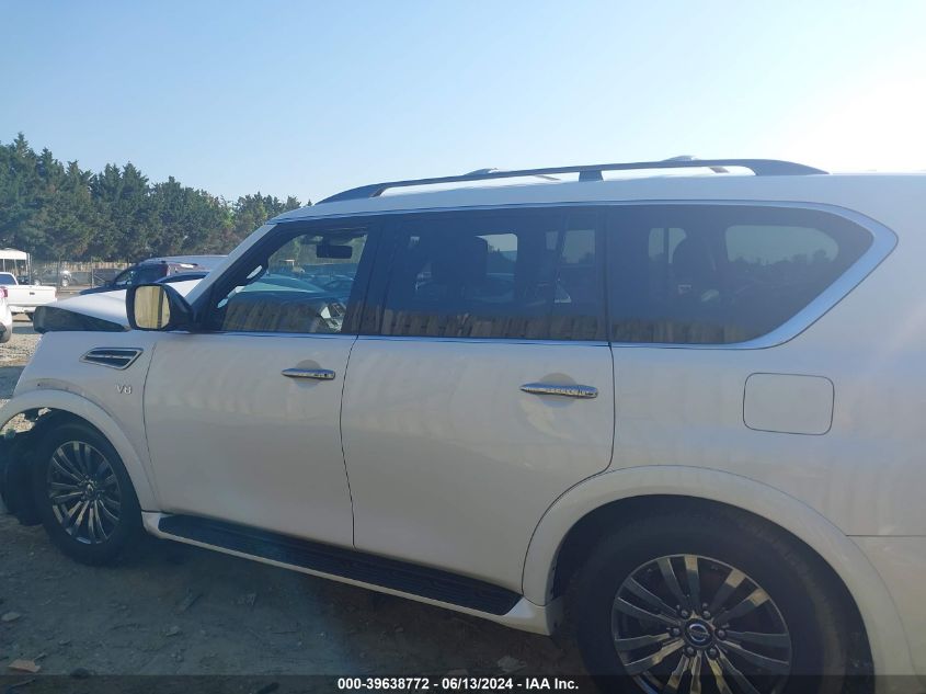 2019 Nissan Armada Platinum VIN: JN8AY2NE6K9759493 Lot: 39638772