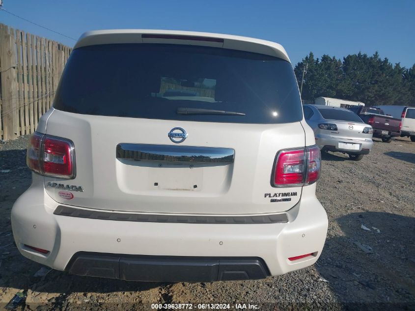 2019 Nissan Armada Platinum VIN: JN8AY2NE6K9759493 Lot: 39638772