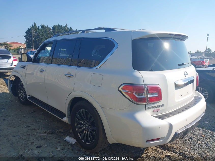 2019 Nissan Armada Platinum VIN: JN8AY2NE6K9759493 Lot: 39638772