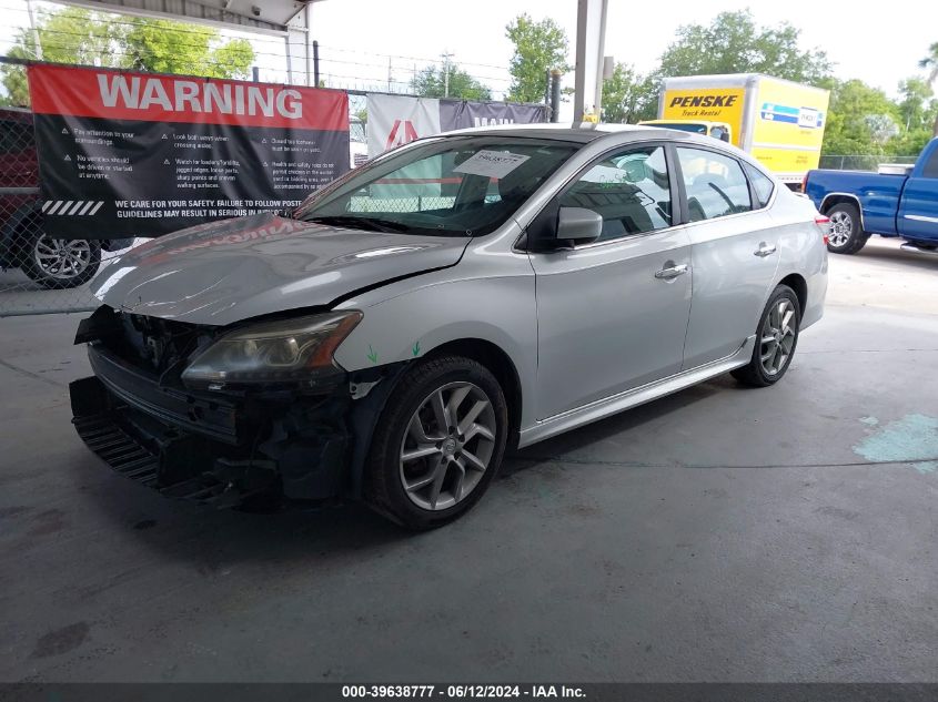 2014 Nissan Sentra Sr VIN: 3N1AB7AP0EL640158 Lot: 39638777